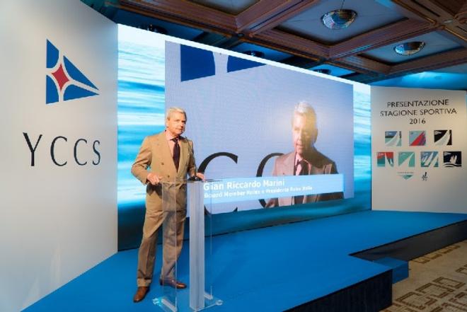 Gian Riccardo Marini, Rolex. Press Conference YCCS 2016 ©  Paolo Tonato